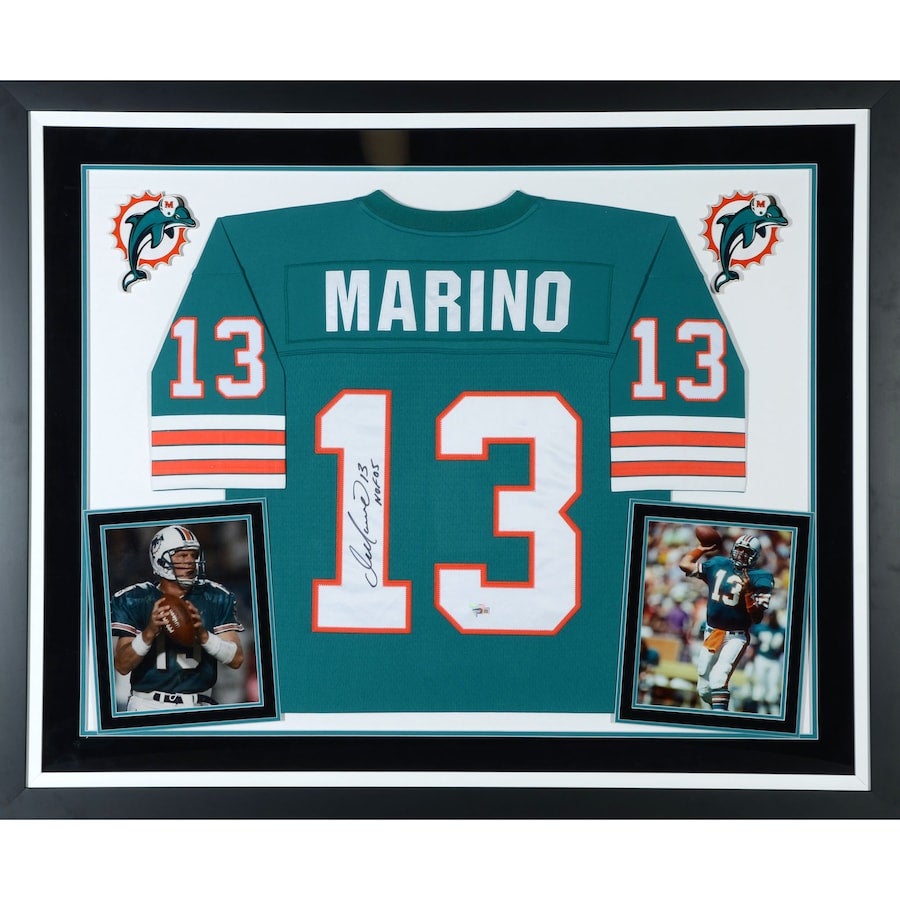 Dan Marino Signed Mitchell & Ness Miami Dolphins Jersey. - The